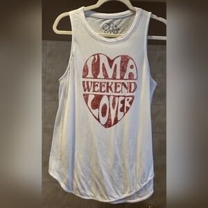Retro, Distressed Tank Top